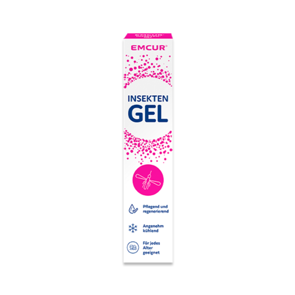Die Verpackung des Emcur Insekten-Gels.